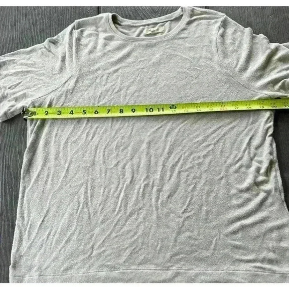 Madewell Short Sleeve Sweater Sz Medium Viscose Blend Stretch Beige *Pilling* - Picture 4 of 7